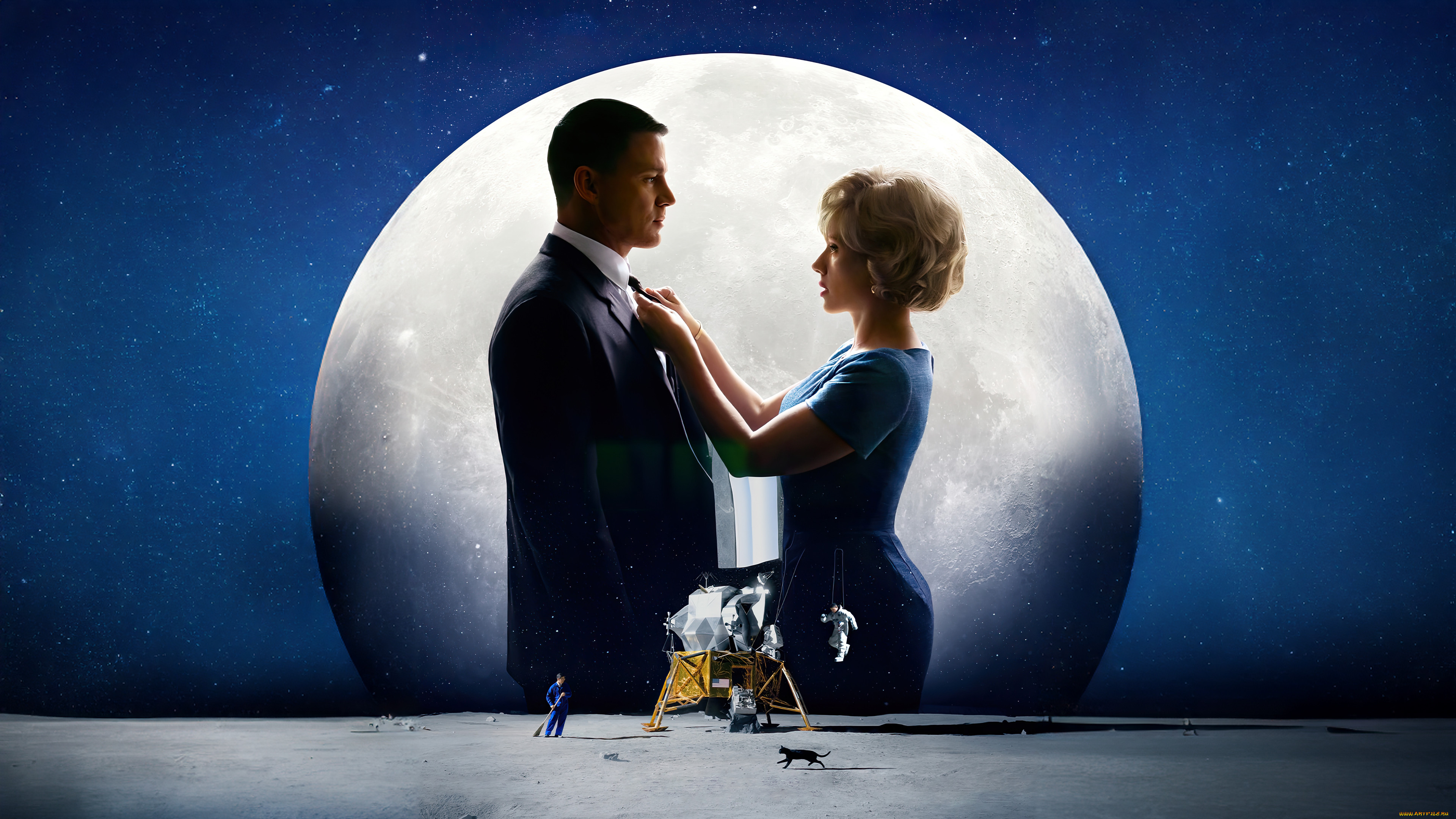 fly me to the moon ,  2024 ,  , fly me to the moon, , , , fly, me, to, the, moon, , , scarlett, johansson, channing, tatum, o, o, c, , , 